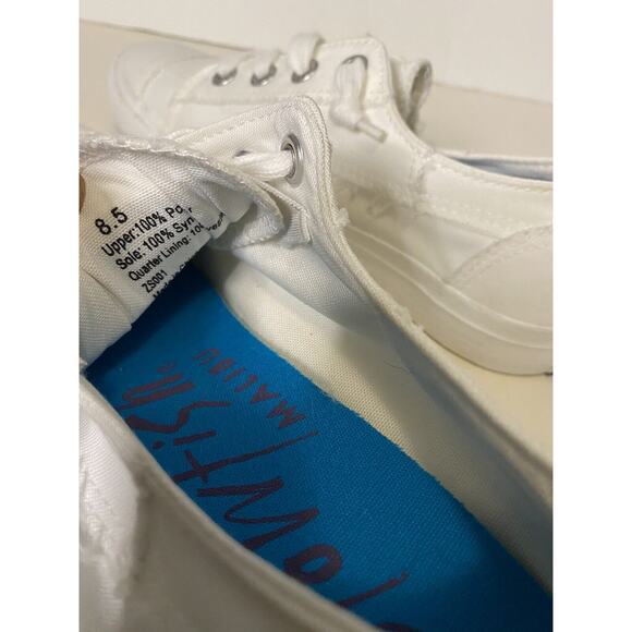 Blowfish Malibu Sneakers women's size 8.5 White slip on Unique design - Picture 8 of 9